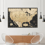 Load image into Gallery viewer, Pinnable USA Journey Map • Rustic Gold
