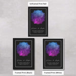 Load image into Gallery viewer, Star Map • Abstract (Black / Nebula)
