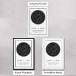 Load image into Gallery viewer, Star Map • Circle (White / Black)