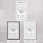 Load image into Gallery viewer, Star Map • Mom & Baby (White / White)