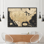 Load image into Gallery viewer, Pinnable USA Journey Map • Rustic Gold
