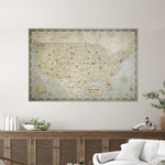 Load image into Gallery viewer, Pinnable USA Journey Map • Vintage Explorer