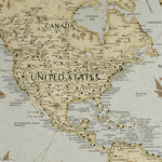 Load image into Gallery viewer, Pinnable World Journey Map • Vintage Explorer

