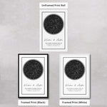 Load image into Gallery viewer, Star Map • Circle (White / Black)
